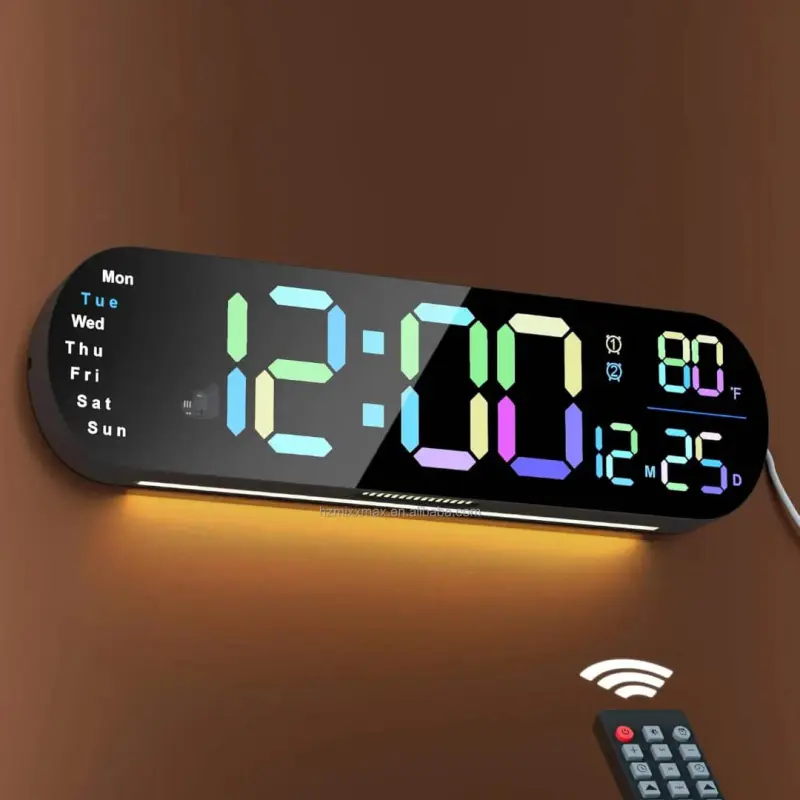 14 inches Size Digital Clock One Mixed Color