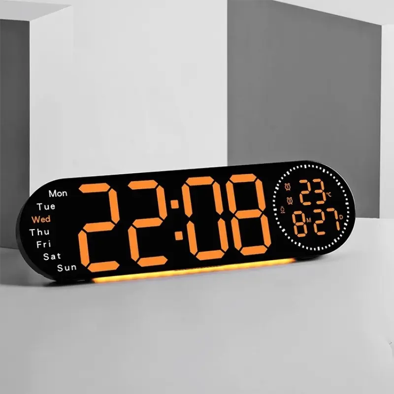 17 inches Size RGB 14 color Digital Clock