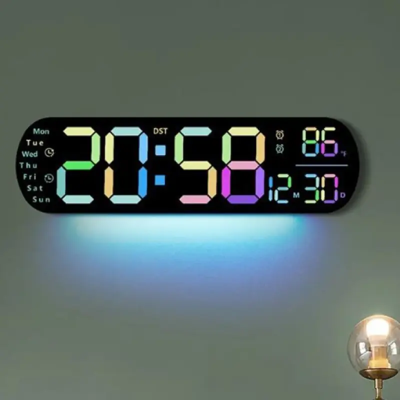 14 inches Size Digital Clock One Mixed Color