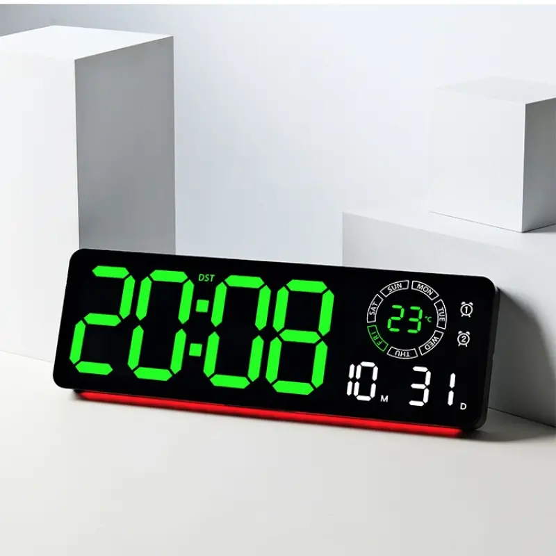 16 inches Digital LED Wall Clock GREEN